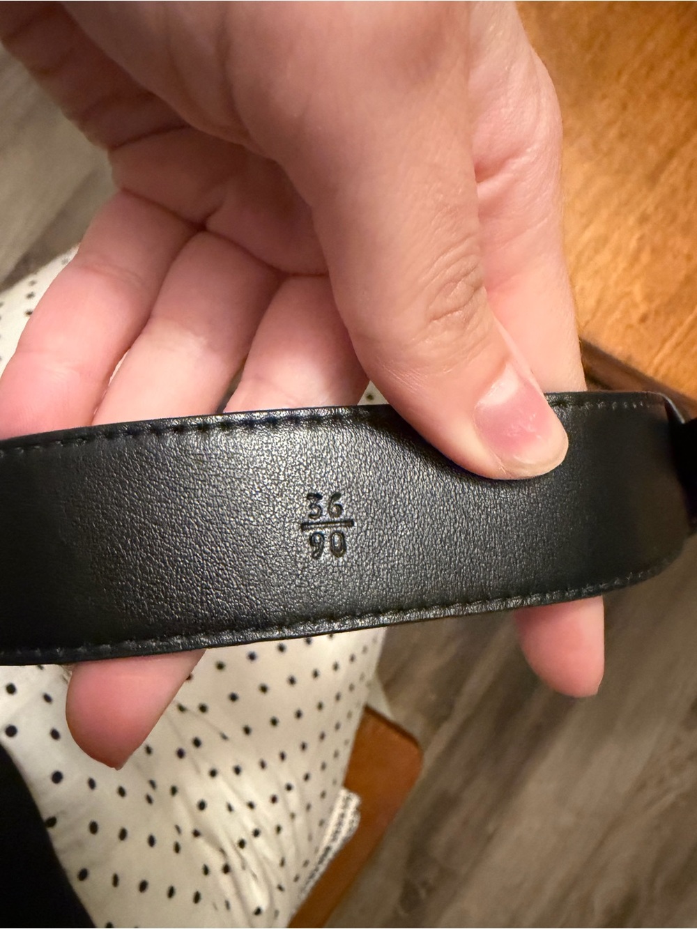 Prada Black Leather Logo Plaque Belt with Silver Hardware - Picture 4 of 6